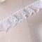2 Yards 2 Inch Cutesy White Ruffled Scalloped Lace Trim Polyester